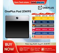 OnePlus Pad 2 Snapdragon 8 Gen 3 12GB + 256GB de almacenamiento 12,1 ''144Hz pantalla 67W SUPERVOOC 13MP cámara OS 14,1 2024 Pad Android Nimbus Gray
