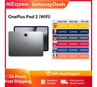 OnePlus Pad 2 Qualcomm Snapdragon 256 GB 30,7 cm (12.1 ) 12 GB Wi-Fi 7 (802.11be) Gris - Nuevo