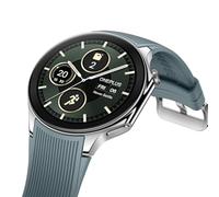 OnePlus Reloj 2 con Wear OS 4, chipset Snapdragon W5, batería hasta 100 h, pantalla AMOLED de 3,6 cm, acero inoxidable, cristal de zafiro, GPS de doble frecuencia