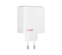 Cargador one plus supervoc 100w 1xusb tipo c 1x usb tipo a blanco
