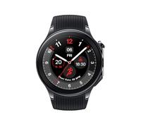 OnePlus Watch 2 acero negro, 32 GB, batería de 100 horas, seguimiento de salud y forma física, diseño de cristal de zafiro, doble motor, Wear OS de Google