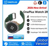 OnePlus Watch 2R Versión Global Reloj Inteligente 1,43” AMOLED Snapdragon W5 Chipset Hasta 100h de duración de la batería Google Wear OS 4 NFC Black