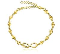 Oneress Pulsera Oración, Joyería Minimalista Jesús Acero Fe Amor Esperanza Regalo Cristiano Mujer & Hombre YA3940-Gold