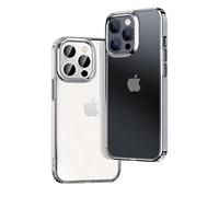 ONES Funda iPhone 12 Pro MAX Mate Translúcida Dura · Militar Protectora Antigolpes Airbag Hard PC+Suave Silicona『Antihuellas』·[Protección Pantalla＆Lente][Antideslizante]·Carcasa Frosted Delgado Lujo
