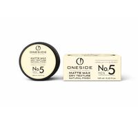 OneSide No.5 Matte Wax 125 ml - Cera para el cabello para hombre con agarre fuerte y acabado mate, cera mate para textura natural, cera de peinado para un peinado moderno, cera para el cabello con