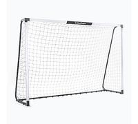 OneTeam One Portería de Fútbol Construcción Estable y Resistente Dimensiones de 300 x 200 x 90 cm de Acero Portería de Fútbol para Niños Red de Tejido Portátil Montaje Fácil Color Blanco