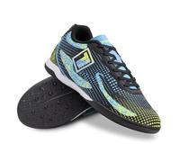 OneTeam Robero Teen IC - Botas de fútbol Sala Juvenil | Parte Superior de PU, Forro de Malla, Plantilla Acolchada, Suela Resistente a la abrasión, Punta Cosida, Cordones, Talla 33