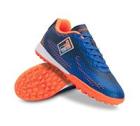 OneTeam Robero Teen TF - Botas de fútbol juvenil para césped artificial | Parte superior de PU, punta reforzada, plantilla EVA, suela de césped de goma, cordones clásicos, talla 39
