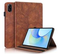 ONETHEFUL Flip Book Cover para Honor Pad X9 11.5 Pulgadas 2023 Funda PU Cuero Life Tree Stand Fundas Protectoras para tabletas - Marrón