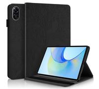 ONETHEFUL Funda con Tapa para Honor Pad X9 11.5" 2023 Cuero PU con Soporte para árbol de la Vida - Negro