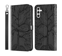 ONETHEFUL Samsung Galaxy S24 Funda Cartera Carcasa Accesorios Flip Cover Libro Case Fundas Protectoras de Piel Sintética el Teléfono para Samsung Galaxy S24 Negro