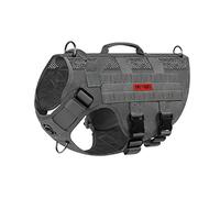 OneTigris Arnés No-Pull para Perros - AIRE MESH, Ajustable, Ultra Transpirable, para Tamaños Grandes y Medianos, Peto con 2 Asas