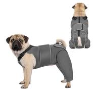 OneTigris Body para Perros Después de la Cirugía, para Perros Después de la Castración, con Correas Ajustables, Suave Protección contra Fugas para Perro Pequeños o Medianos y Grandes, S