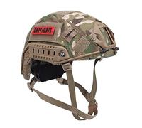 Onetigris Casco Táctico Airsoft Fast - Casco Militar Tipo PJ con Funda y Montura para Gafas NVG, Ideal para CQB, Tiro y Paintball