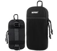 OneTigris EDC Pouch Molle - Funda táctica para teléfono móvil de 4,7 a 6,7 pulgadas, para ciclismo, correr, montañismo, viajes, color negro