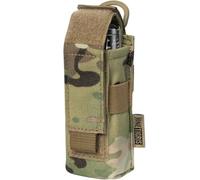 OneTigris Funda táctica para cinturón de trabajo, soporte para linterna Molle con anillo en D, funda EDC de nailon 500D para aplicación de la ley, seguridad y caminata nocturna (se adapta a