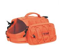 OneTigris Mammoth Mochila para Perros 2.0 Versión Resistente para Camping, Senderismo, Mochila para Perros para Tamaño M/L (M, Naranja)