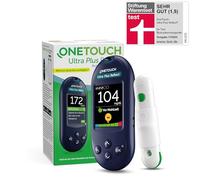 OneTouch Ultra Plus Reflect® Medidor de glucosa en sangre (mg/dl) I 1 medidor, 10 tiras de prueba, 10 lancetas, 1 punzante y 1 estuche | Stiftung Warentest muy bueno (1,5)