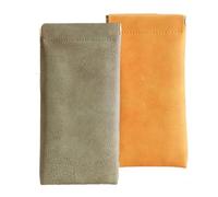 OneTreeTime Bolsas for Monedero, Bolsas con Cierre a presión Ott, Ott - Bolsa organizadora de Cuero con Cierre a presión Personalizada(Slim:Yellow+Green)