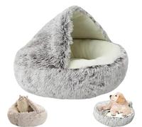 OneTreeTime Cama Nido, Cama, Cama for Gatos, Cueva Acogedora y Relajante, Cama for Gatos Cueva Redonda de Felpa y Esponjosa Cama for Gatos Calmante con Capucha, Cama Acogedora de Invierno