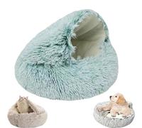 OneTreeTime Cama Nido, Cama, Cama for Gatos, Cueva Acogedora y Relajante, Cama for Gatos Cueva Redonda de Felpa y Esponjosa Cama for Gatos Calmante con Capucha, Cama Acogedora de Invierno