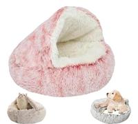 OneTreeTime Cama Nido, Cama, Cama for Gatos, Cueva Acogedora y Relajante, Cama for Gatos Cueva Redonda de Felpa y Esponjosa Cama for Gatos Calmante con Capucha, Cama Acogedora de Invierno