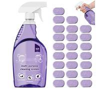 OneTreeTime CleanLix, la solución todo en uno para cada mancha, limpiador Cleanlix, spray de limpieza Cleanlix, sistema de limpieza multiusos Cleanlix (1 botella + 12 tabletas CleanLix) (1 botella +