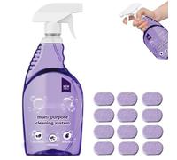 OneTreeTime CleanLix, la solución todo en uno para cada mancha, limpiador Cleanlix, spray de limpieza Cleanlix, sistema de limpieza multiusos Cleanlix (1 botella + 12 tabletas CleanLix) (1 botella +