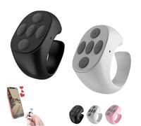 OneTreeTime Control remoto inalámbrico Bluetooth, control remoto de giro de página con anillo de dedo Bluetooth, anillo de desplazamiento for Kindle for iPhone, desplazamiento de dedo inalámbrico TIK-