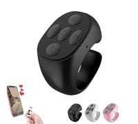 OneTreeTime Control remoto inalámbrico Bluetooth, control remoto de giro de página con anillo de dedo Bluetooth, anillo de desplazamiento for Kindle for iPhone, desplazamiento de dedo inalámbrico TIK-