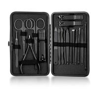 OneTreeTime Cortaúñas, juego de manicura profesional, kit de cuidado de uñas for uñas gruesas, removedor de cutículas, cortador de uñas for pies, kit de pedicura, cortaúñas, juego portátil, kit de her