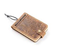 OneTreeTime Funda para bloc de notas de piel auténtica para cuaderno de 7,6 x 10,16 cm Rite in The Rain Top Spiral Notebook Tiny Notepad Planificador Mini (DH Brown)