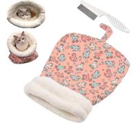 OneTreeTime Saco de dormir de invierno for gatos, saco de dormir de invierno for gatos, cueva for gatos, cama for gatos, saco de dormir for gatos, saco de dormir grande de felpa for gatos, cama for ga