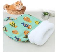 OneTreeTime Saco de dormir for gatos, saco de dormir for gatos de interior, saco de dormir for gatos de invierno, cueva for cama for gatos, tapete for mascotas, saco for gatos y perros pequeños, suave