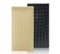 OneTreeTime Squeeze Top - Bolsa for Gafas de Sol, portátil, Organizador de Gafas de Sol, Bolsas de Piel sintética Suave, Paquete de 2(Black - Light Yellow)