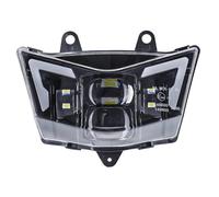 ONETREND Conjunto Faro Delantero Motocicleta Para Kawasaki Para D-Tracker Para KLX125 Para KLX150 Conjunto De Faros LED Para Motocicleta Proyector Faros Delanteros DRL Accesorios