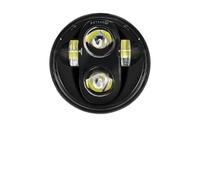 ONETREND Conjunto Faro Delantero Motocicleta Para Sportster 1200 883 Para Street 500 750 Faros Delanteros LED De 5,75 Pulgadas Con Halo Negro Ojos Ángel Proyector 5-3/4 Pulgadas(No Halo Black)