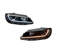 ONETREND Conjunto Faro Delantero Para VW Para Jetta Mk6 B8 2011-2018 Faros LED De Diseño Drl Hid Bi Xenon Accesorios Automotrices Lámpara Cabeza Estilo Coche