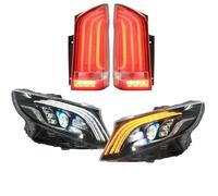ONETREND Faros Delanteros Para Benz Para Metris Para Vito W447 2016-2023 Faros Delanteros LED Luces Traseras Halógenos Xenón LED Completos Faro Coche