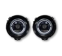 ONETREND Faros Delanteros Para Benz W463 G500 G350 G55 G63 Faros Delanteros LED Con Ojo De Ángel DRL Hid Bi-Xenón Accesorios Para Coche Faro Coche(2007-2017)