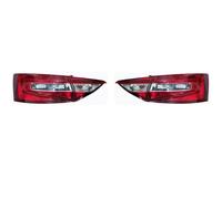 ONETREND Faros Traseros Para Skoda Para Superb 2016-2018 Luz Trasera Conjunto De Coche LámPara Automática Freno Señal Giro Antiniebla Marcha Atrás Piloto Trasero Coche(4 Pcs Left and Right)