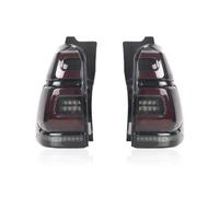 ONETREND Faros Traseros Para Toyota Para 4Runner 2003-2009 Luces Traseras LED Con Animación De Arranque Y Señal De Giro Secuencial De Marcha Atrás Piloto Posterior(Black Red)
