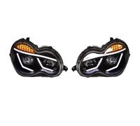 OneTrend Para Benz W203 2000-2006 Conjunto Lámparas Delanteras Automóvil | Faro Coche Faros LED Bi Xenon Car Styling DRL Señal Proyector Lente Accesorios Conjunto Faros Aelanteros