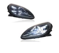 OneTrend Para Macan 95B.1 2014-2022 Conjunto Luz Delantera Faro LED Coche | Faro Coche Lámpara Señal Giro Freno DRL Antiniebla Plug And Play Conjunto Faros Aelanteros(NO AFS)