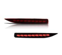 ONETREND Piloto Trasero Antiniebla Para Corolla Para Altis 19-22 LED Parachoques Trasero Reflector Conjunto Cola/freno Faros Antiniebla Traseros Luz De Señal Giro Coche(B Red Lens)