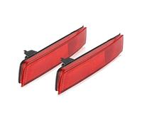 ONETREND Piloto Trasero Antiniebla Para FX35 Para Base FX37 FX50 Para Base Para QX70 2 Piezas LED Parachoques Trasero Reflector Luces Freno Traseras Faros Antiniebla Rojos(Red housing)