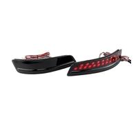 ONETREND Piloto Trasero Antiniebla Para Lexus Para GS200t GS250 GS300 GS460 Para GS-F ES250 2x LED ROJOS Luz Reflectora Parachoques Trasero Luz Freno Luz Antiniebla(Smoked Lens)