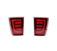 ONETREND Piloto Trasero Antiniebla Para Mitsubishi Para Pajero Para Shogun V97 V98 Para Montero 2007-2020 Reflector Parachoques Trasero LED Coche Luz Señal Giro Freno(Red model)