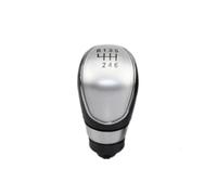 ONETREND Pomo De Palanca Cambios Para Ford Para Focus Para Mondeo Adecuado Cambio Marchas 5/6 Velocidades Identificación Cabeza Balonmano Transmisión Manual Coches(Silver lid 5-speed)