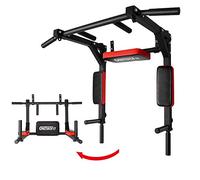 ONETWOFIT Barra de dominadas, estación de inmersión para Entrenamiento de Gimnasio en el hogar, Equipo de Entrenamiento de Torre de Potencia, Soporte de inmersión para 199,6 kg
